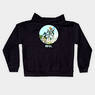 bmx race racing Kids Hoodie